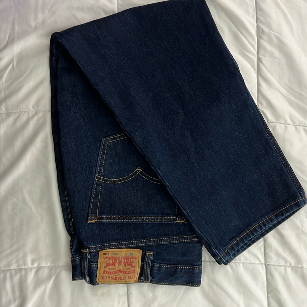 Levi Strauss & Co. Men blue jean 550 only used once. From a nonsmoking household